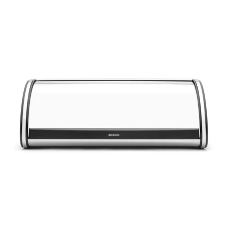 Roll Top Bread Bin, lati Nero Opaco, Inox Lucido - Brabantia