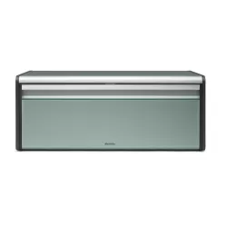 Fall Front Bread Bin, Metallic Mint - Brabantia