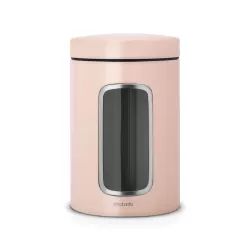 Window Canister 1.4L, Clay Pink - Brabantia