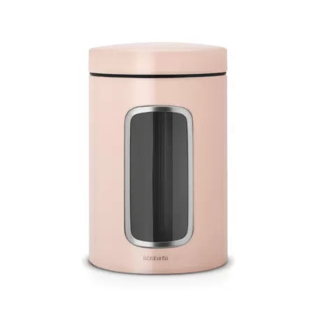 Window Canister 1.4L, Clay Pink - Brabantia