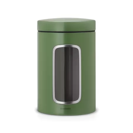 Window Canister 1.4L, Moss Green - Brabantia