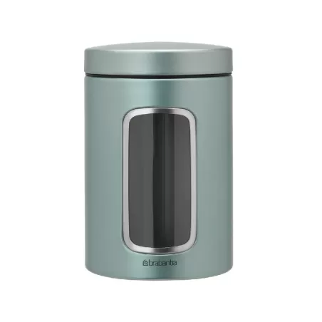 Window Canister 1.4L, Metallic Mint - Brabantia