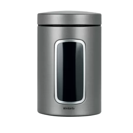 Window Canister 1.4L, Platinum - Brabantia