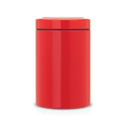 Window Lid Canister 1.4L, Passion Red - Brabantia