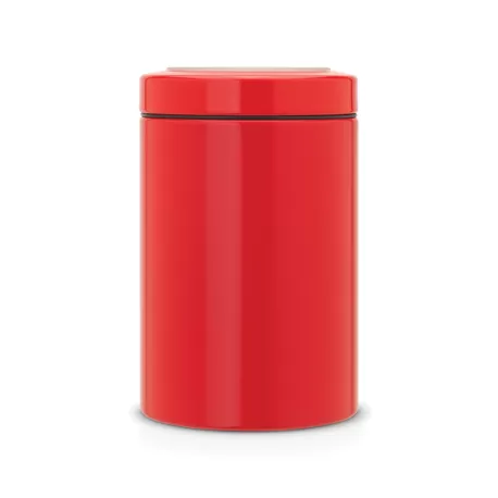 Window Lid Canister 1.4L, Passion Red - Brabantia