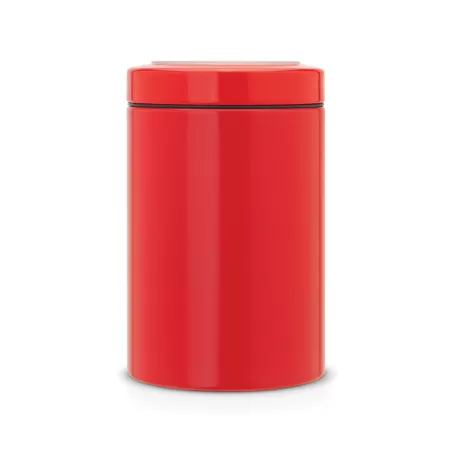 Window Lid Canister 1.4L, Passion Red - Brabantia