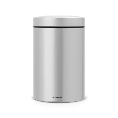 Window Lid Canister 1.4L, Metallic Grey - Brabantia