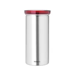 Coffee & Tea Pod Canister, anti-impronte, Rosso - Brabantia