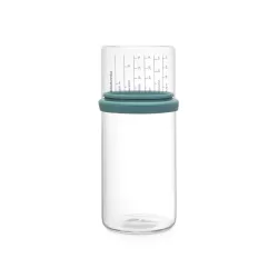 Glass Storage Jar con dosatore, 1 litri, Mint - Brabantia