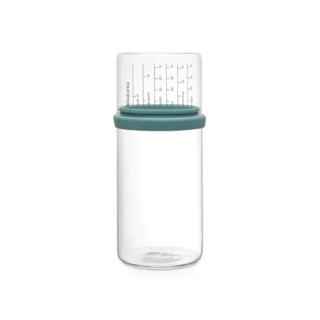 Glass Storage Jar con dosatore, 1 litri, Mint - Brabantia