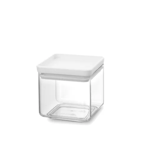 Stackable Square Canister 0.7L, Tasty+ Light Grey - Brabantia