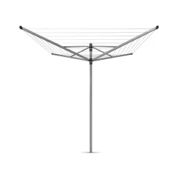 Lift-O-Matic 40 metri - include picchetto zincato, Metallic Grey - Brabantia