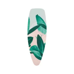 Perfect Fit Set 135 x 45 - spugna 4 mm + mollettone 4 mm, Tropical Leaves - Brabantia