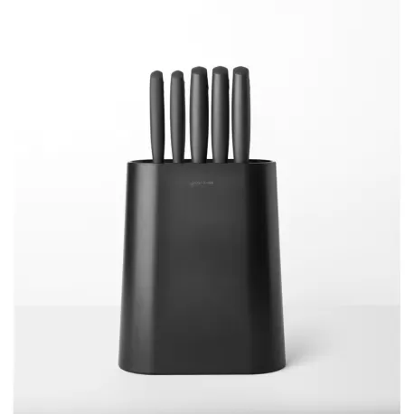 Ceppo coltelli + 5 coltelli, Tasty+ Dark Grey - Brabantia
