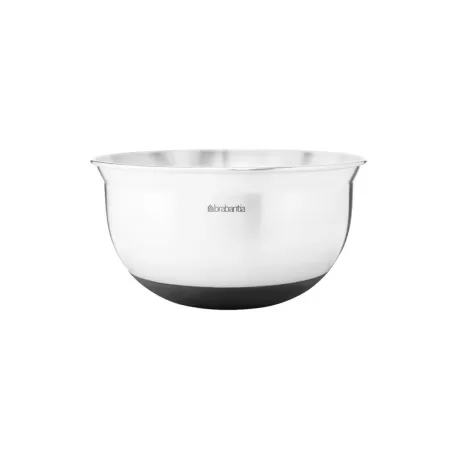 Mixing Bowl 1L - Ø 17 cm base Dark Grey, Inox Satinato - Brabantia