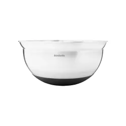 Mixing Bowl 3L - Ø 26 cm base Dark Grey, Inox Satinato - Brabantia