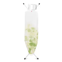 Comfort 124x38 - Poggiaferro, telaio Bianco, Leaf Clover - Brabantia