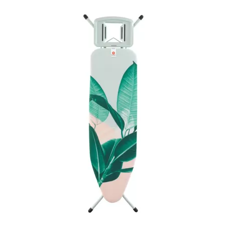 Comfort 124x38 - Poggiaferro Solid, telaio Mint, Tropical Leaves - Brabantia