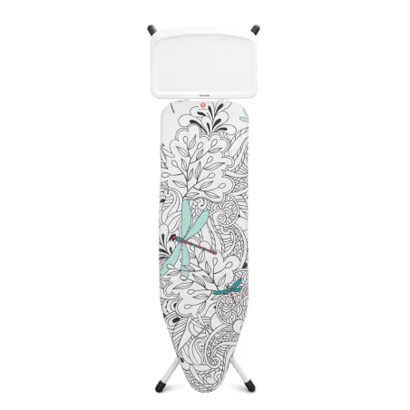 Comfort 124x38 - Portacaldaia Solid, telaio Mint, Dragonfly - Brabantia
