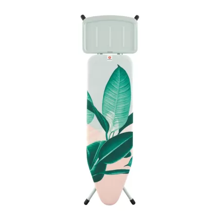 Comfort 124x38 - Portacaldaia Solid, telaio Mint, Tropical Leaves - Brabantia