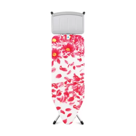 XL Comfort 124x45 - Portacaldaia Solid, telaio Metallic Grey, Pink Santini - Brabantia