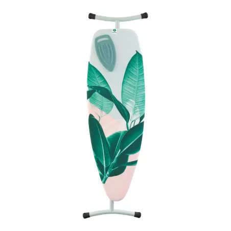 Premium Comfort 135x45 - Poggiaferro in silicone, telaio Mint, Tropical Leaves - Brabantia