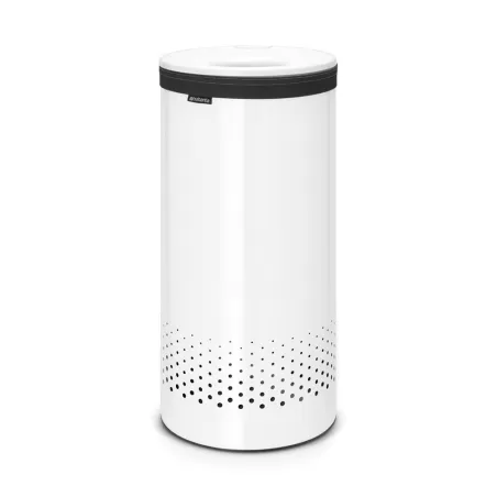 Laundry Bin 35L, coperchio in plastica Bianco, Bianco - Brabantia
