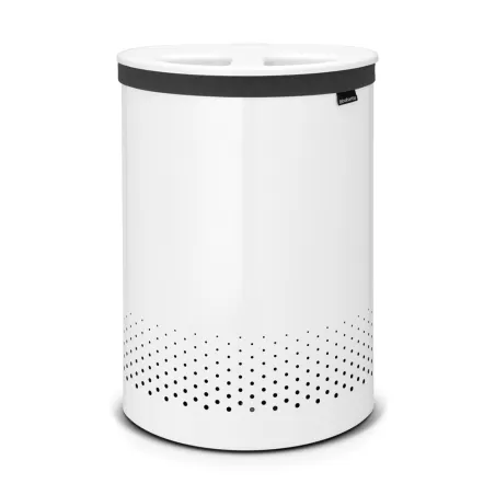 Laundry Bin Selector 55L, coperchio in plastica Bianco, Bianco - Brabantia