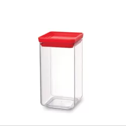 Square Canister 1.6L, Tasty Colours Red - Brabantia