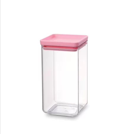 Square Canister 1.6L, Tasty Colours Pink - Brabantia