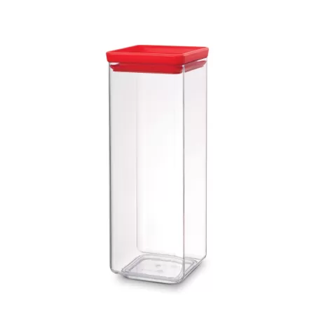 Square Canister 2.5L, Tasty Colours Red - Brabantia