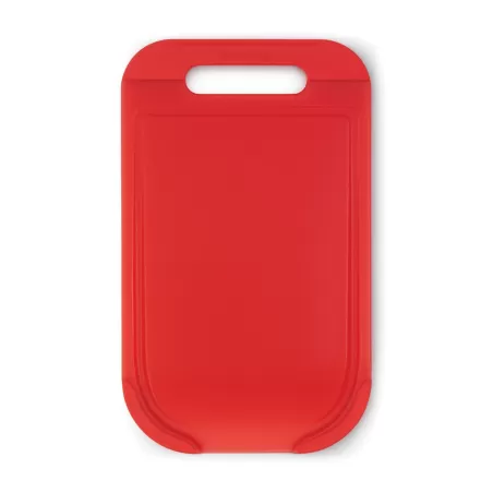 Tagliere Medium - 33 x 20 x 0,9 cm - finiture anti-scivolo in silicone, Tasty Colours Red - Brabantia