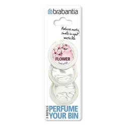 Perfume Your Bin - 3 Ricariche profumazione Flower, Rosa - Brabantia