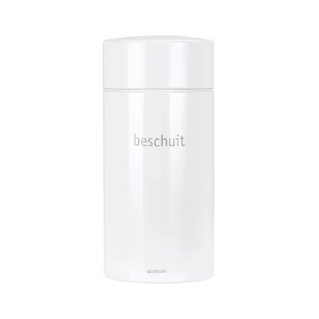 Canister 1.7L - estrattore fette biscottate, Bianco - Brabantia
