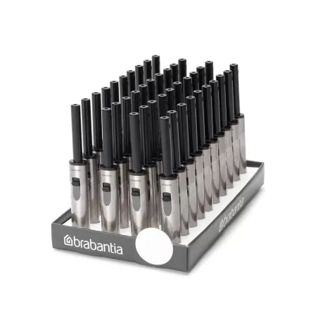 Accendigas Profile - in display da 40 pezzi, Inox Satinato - Brabantia