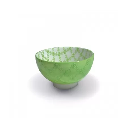 Tue Tex, Bowl media verde mela in porcellana - Zafferano