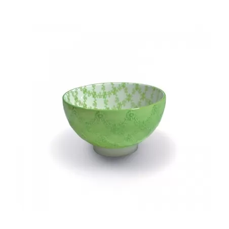 Tue Tex, Bowl media verde mela in porcellana - Zafferano