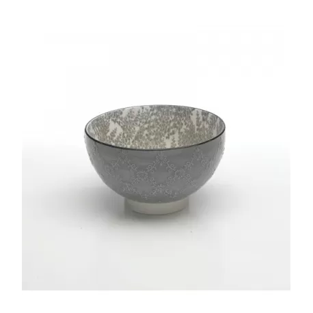 Tue Tex, Bowl media grigio in porcellana - Zafferano