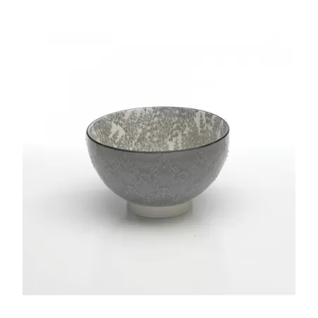 Tue Tex, Bowl media grigio in porcellana - Zafferano