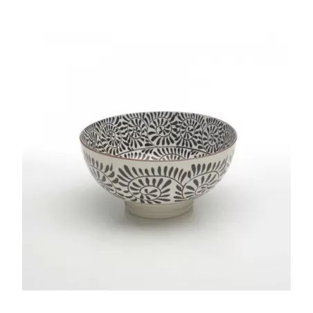 Tue, Big bowl nero d. 203 - Zafferano