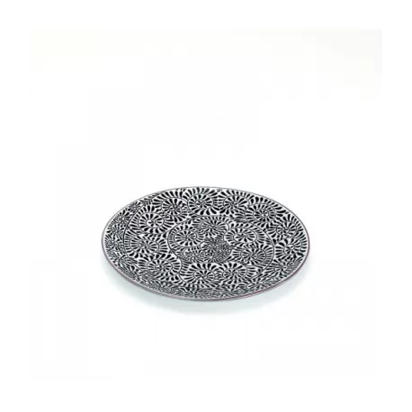 Tue, Piattino nero d. 215 - Zafferano