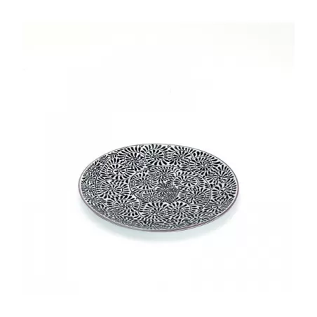 Tue, Piattino nero d. 215 - Zafferano