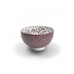 Tue Tex, Bowl media ametista in porcellana - Zafferano