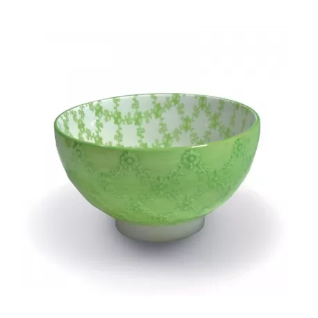 Tue Tex, Bowl grande verde in porcellana - Zafferano