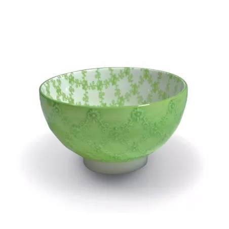 Tue Tex, Bowl grande verde in porcellana - Zafferano