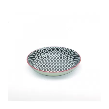 Tue, Piatto fondo nero d. 205 - Zafferano