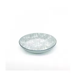 Tue, Piatto fondo grigio d. 205 - Zafferano