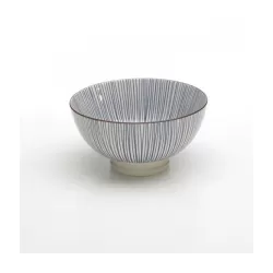 Tue, Bowl media righe blu d. 152 - Zafferano