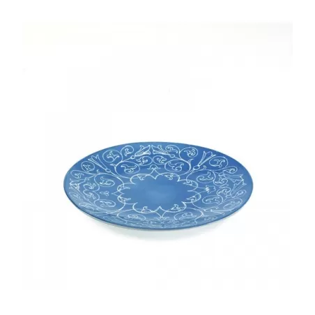 Tue, Piatto piano turchese d. 265 - Zafferano