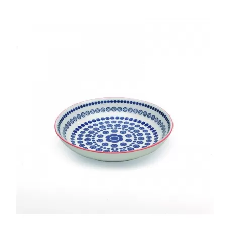 Tue, Piatto fondo blu d. 205 - Zafferano